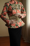 Victorian 19th Century Interpreted Design Volanlı Printed Ceket