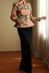 Victorian 19th Century Interpreted Design Volanlı Printed Ceket