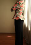 Victorian 19th Century Interpreted Design Volanlı Printed Ceket