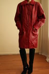Vintage Leather Trench