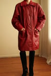 Vintage Leather Trench