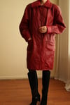 Vintage Leather Trench
