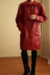 Vintage Leather Trench