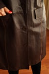 Vintage Leather Trencoat