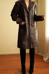 Vintage Leather Trencoat