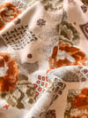 Viscos Printed Vintage Elbise