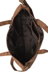 Taba Süet Shopper Tote Çanta