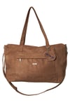 Taba Süet Shopper Tote Çanta