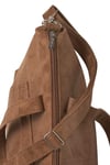 Taba Süet Shopper Tote Çapraz Askılı Omuz Çantası