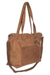 Taba Süet Shopper Tote Çapraz Askılı Omuz Çantası