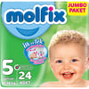 Molfix Jumbo Paket 5 Junior 11-18 Kg 24 Adet