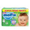 Molfix Süper Fırsat Paket 4+ M.plus (9-16 Kh) 68 Adet