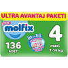 Molfix Ultra Avantaj Paket 4 Maxi (7-14) Kg 136 Adet