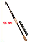 JAGUAR 10-60 AKSİYON TELESKOPİK KARBON SPİN KAMIŞ