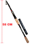 LEOPAR 10-30 AKSİYON TELESKOPİK KARBON SPİN KAMIŞ