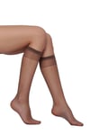 Lady Fity 15 Burun İzsiz Dizaltı Çorap VİZON