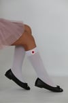 PAPATYA ÇOCUK DİZALTI ÇORAP BEYAZ MIX