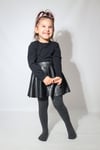 Rib Viskon Çocuk Külotlu Çorap  K.GRİ