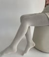 Rib Viskon Çocuk Külotlu Çorap  KEMİK