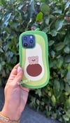 Avokado Desenli İphone Silikon Kılıf