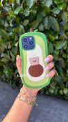 Avokado Desenli İphone Silikon Kılıf