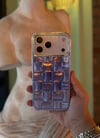 Bubble Glow İphone Telefon Kılıfı Mor