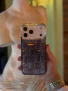 Bubble Glow İphone Telefon Kılıfı Siyah