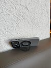 Carbon Standlı Magsafe İphone Telefon Kılıfı Gri
