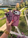 Color Frame MagSafe İphone Telefon Kılıf Cheryy