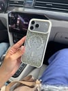 Crystal Aura İphone Telefon Kılıf Beyaz