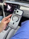 Crystal Aura İphone Telefon Kılıf Mor