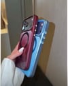 Diamond Glow iPhone Telefon Kılıfı Mavi