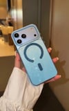 Diamond Glow iPhone Telefon Kılıfı Mavi