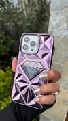 Diamond İphone Telefon Kılıfı Mor