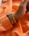 Elegance Çelik Metal Kordon Gümüş-Gold İnce