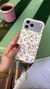 Flower Pastel İphone Telefon Kılıfı Mavi