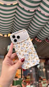 Flower Pastel İphone Telefon Kılıfı Mavi