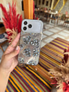 Glow Taşlı İphone Telefon Kılıfı Antrasit
