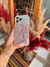 Glow Taşlı İphone Telefon Kılıfı Pembe
