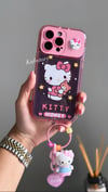 Hello Kitty İphone Telefon Kılıfı Charmlı