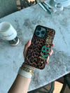 Kişiselleştirilebilir İphone Telefon Kılıfı Leopar
