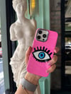 Magsafe İphone Telefon Kılıfı Pink Eyes