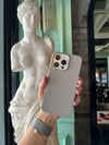 Magsafe Lansman Dokulu İphone Telefon Kılıfı Gri