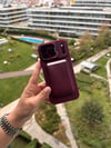 MagSafe Uyumlu Kartlıklı İphone Telefon Kılıfı Cherry