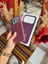 Magsafeli Lansman İphone Telefon Kılıfı Cherry