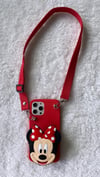 Minnie Cüzdanlı Askılı Kılıf