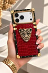 Panther Premium İphone Kılıf Kırmızı