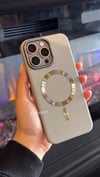 Protection Magsafe İphone Telefon Kılıfı Naturel Titenyum