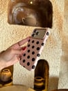 Puantiye İphone Telefon Kılıfı Pembe