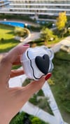 Siyah Kalpli Silikon Airpods Kılıfı